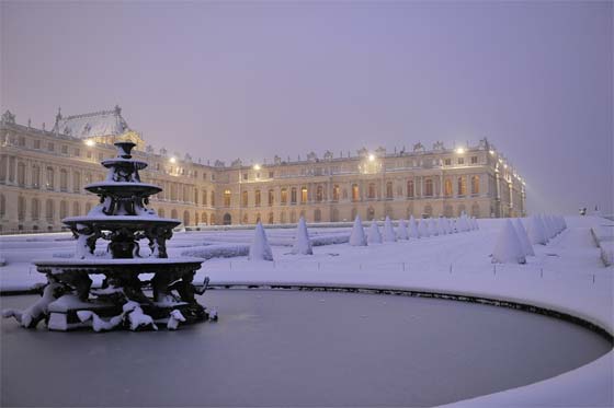 Christian milet winter in Versailles Christian milet winter in Versailles