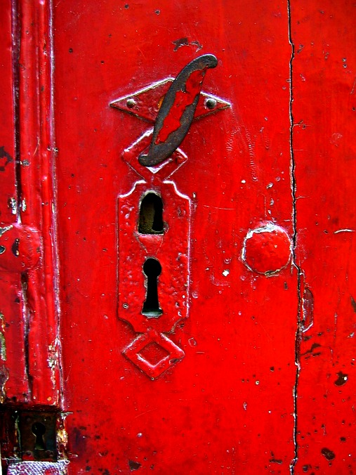 Doors in France Red