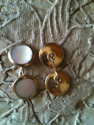 Mother of Pearl Cufflinks Mother of Pearl Cufflinks