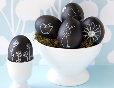 Chalkboard eggs