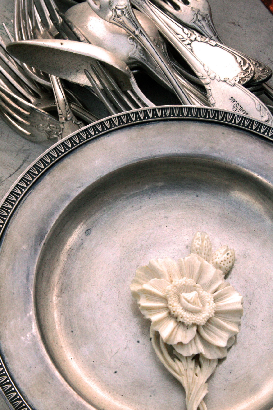 French silver at the brocante French silver at the brocante