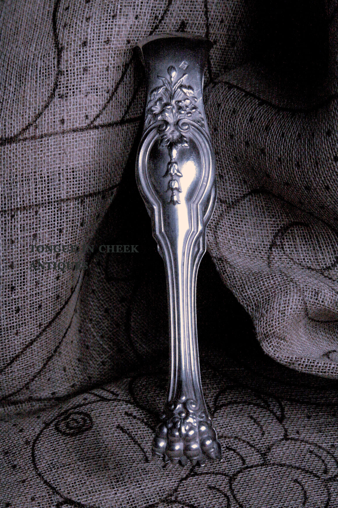 Silver-sugar-tongs