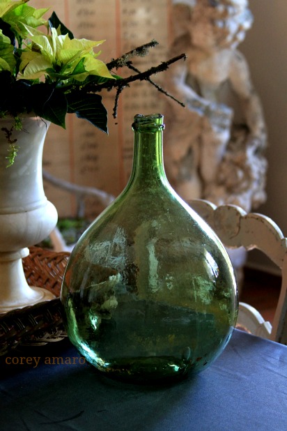 Demi john, bon bon, wine holder