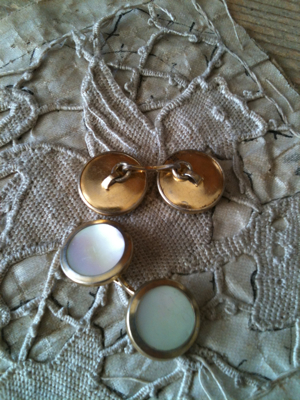 Mother of Pearl Cufflinks Mother of Pearl Cufflinks