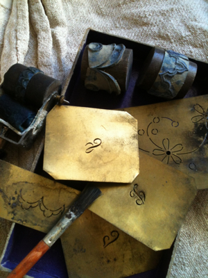 Ink Roller Set with Monograms