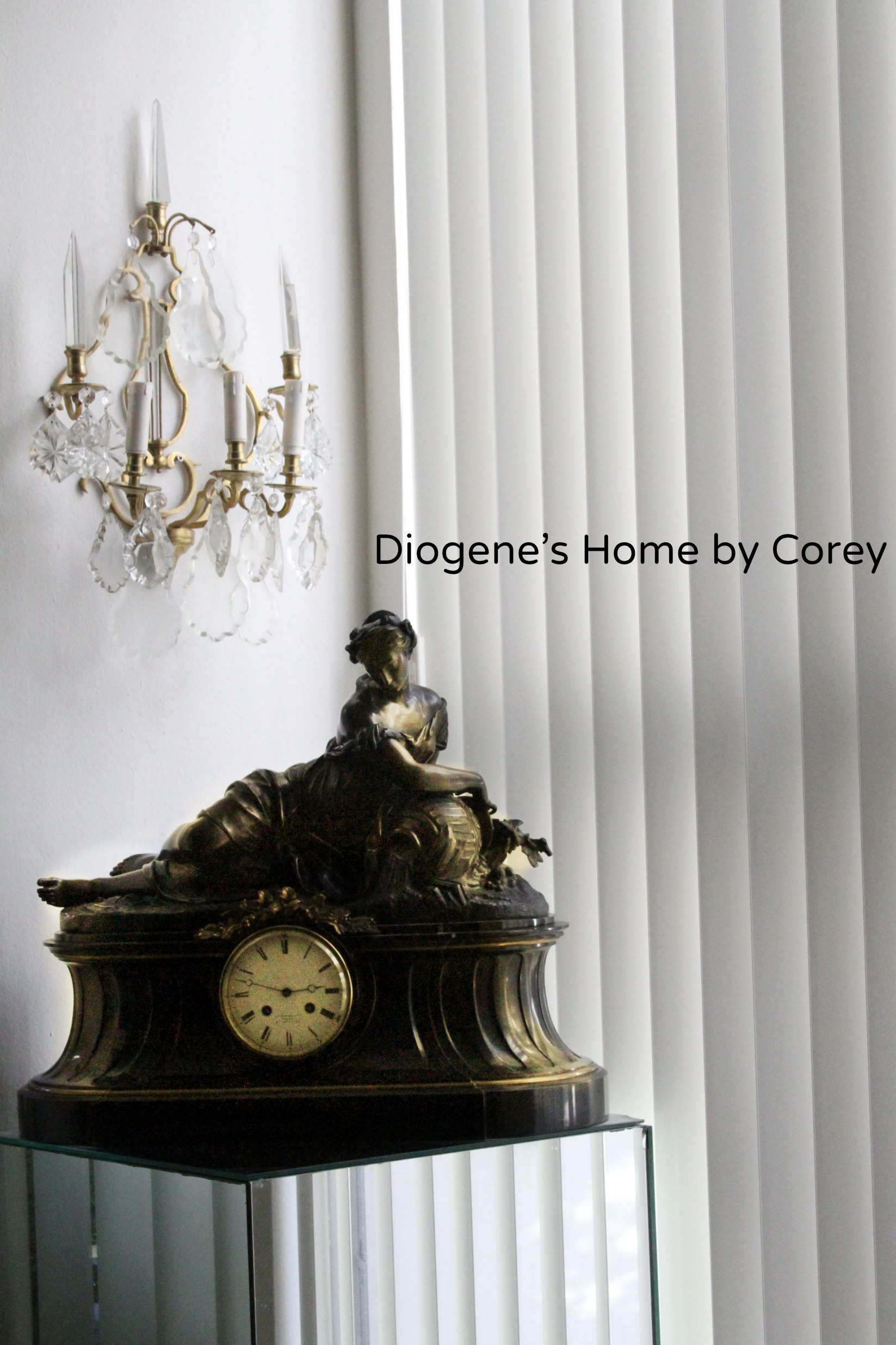 Antiques, mirrors, bronze, clocks