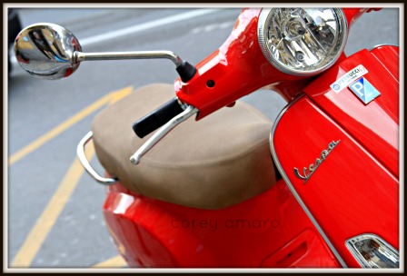 Red vespa Red vespa
