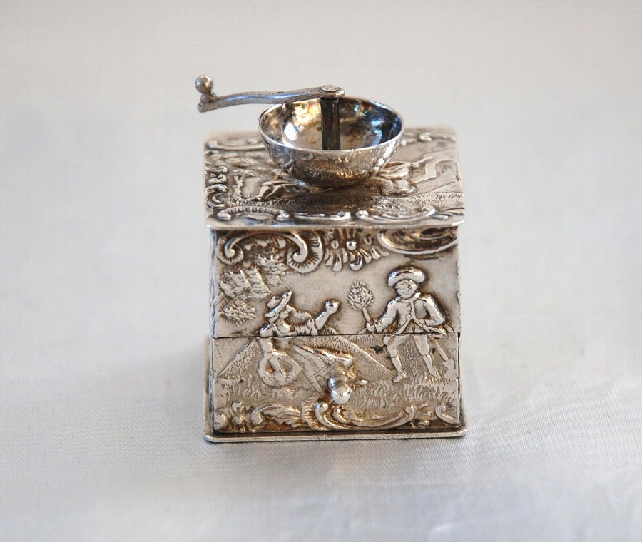 Antique coffee grinder