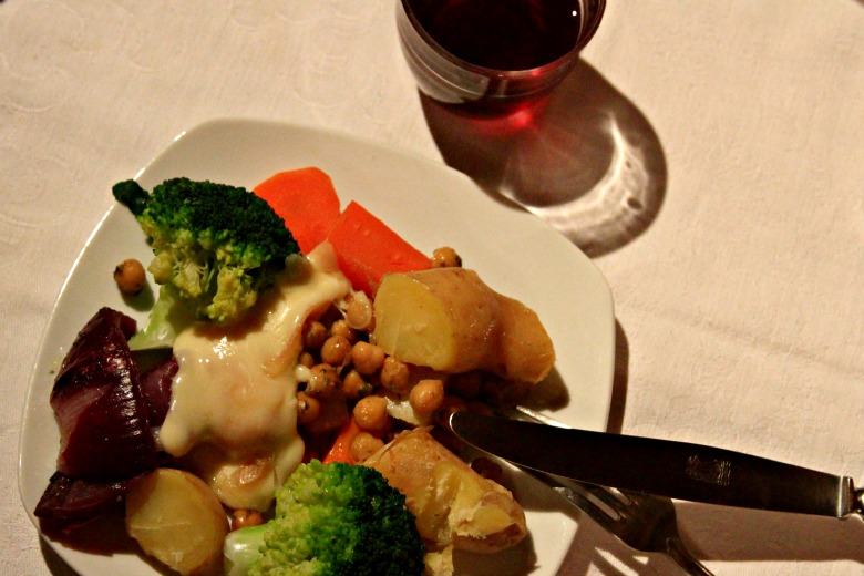 French Dinner while Skiing