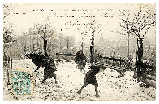 Montmartre under snow