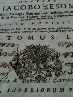 French Antique 1786 Book