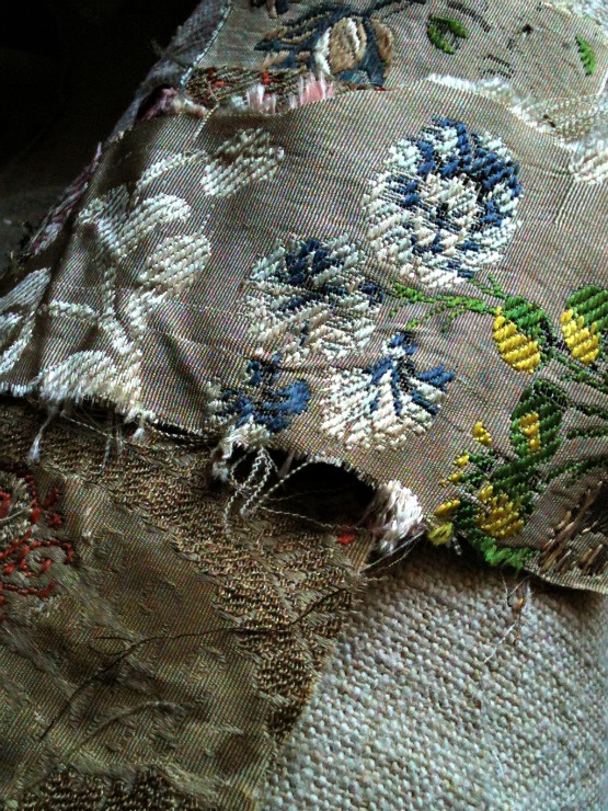 SIlk antique textile
