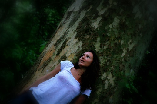 Standing in the forest