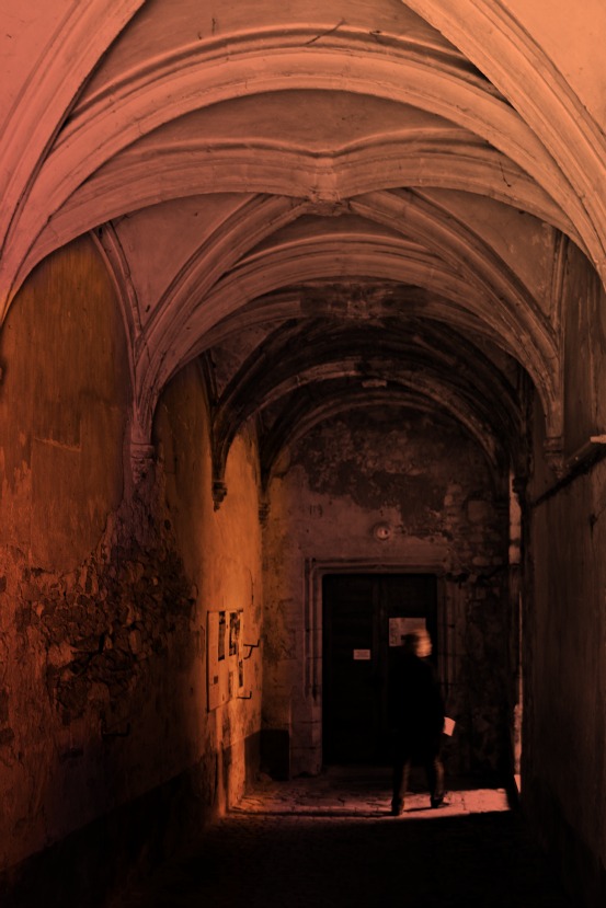 Old church walkway