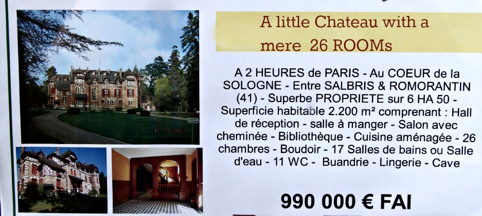 26 room castle in France