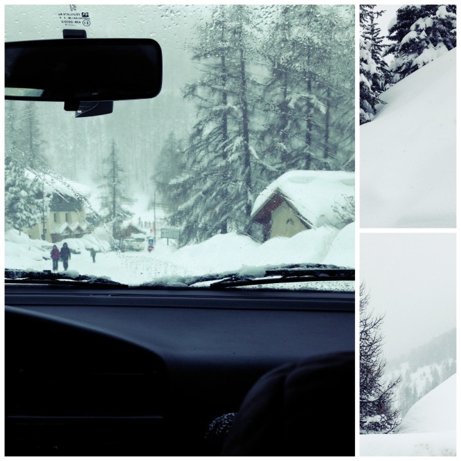 Snow covered vars
