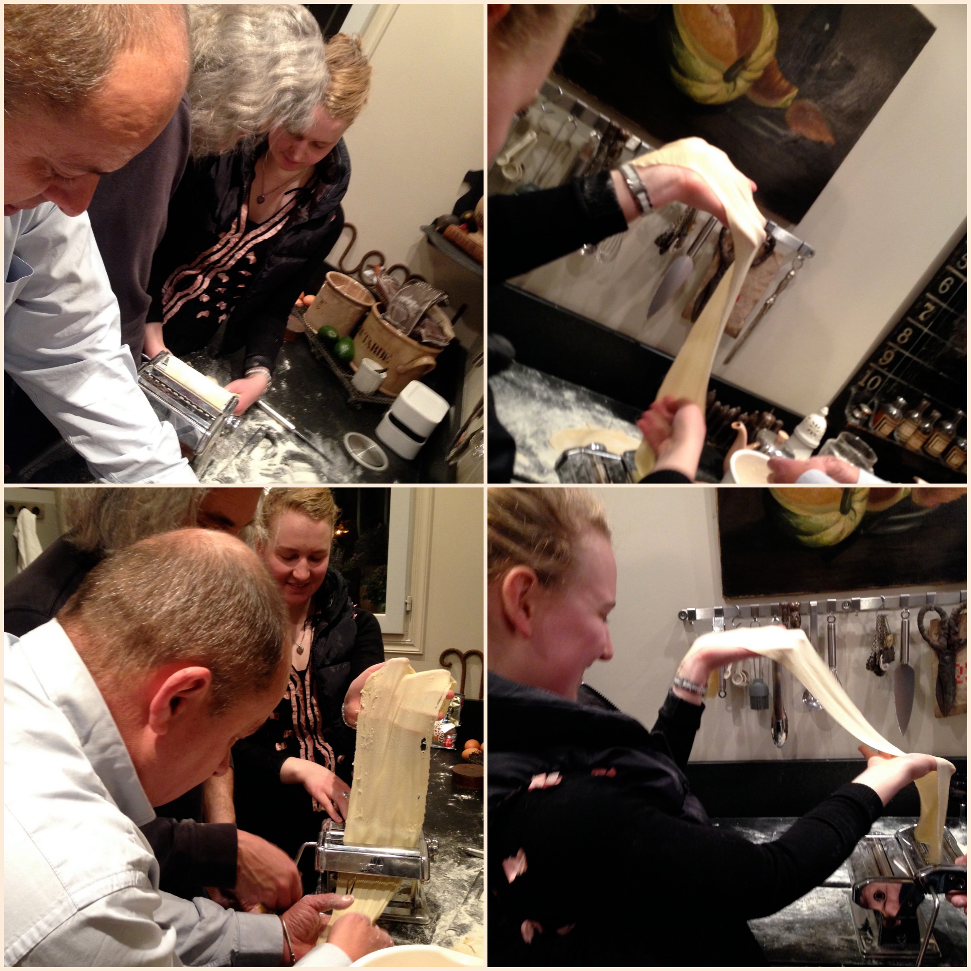 How many does it take to make pasta