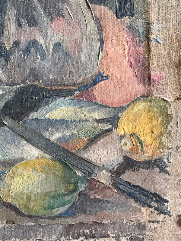 French brocante painting, colors of Provence, Corey Amaro