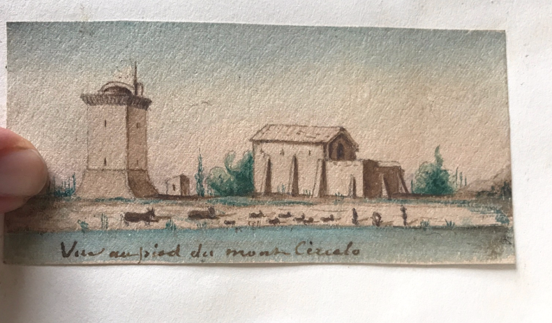 antique miniature watercolors