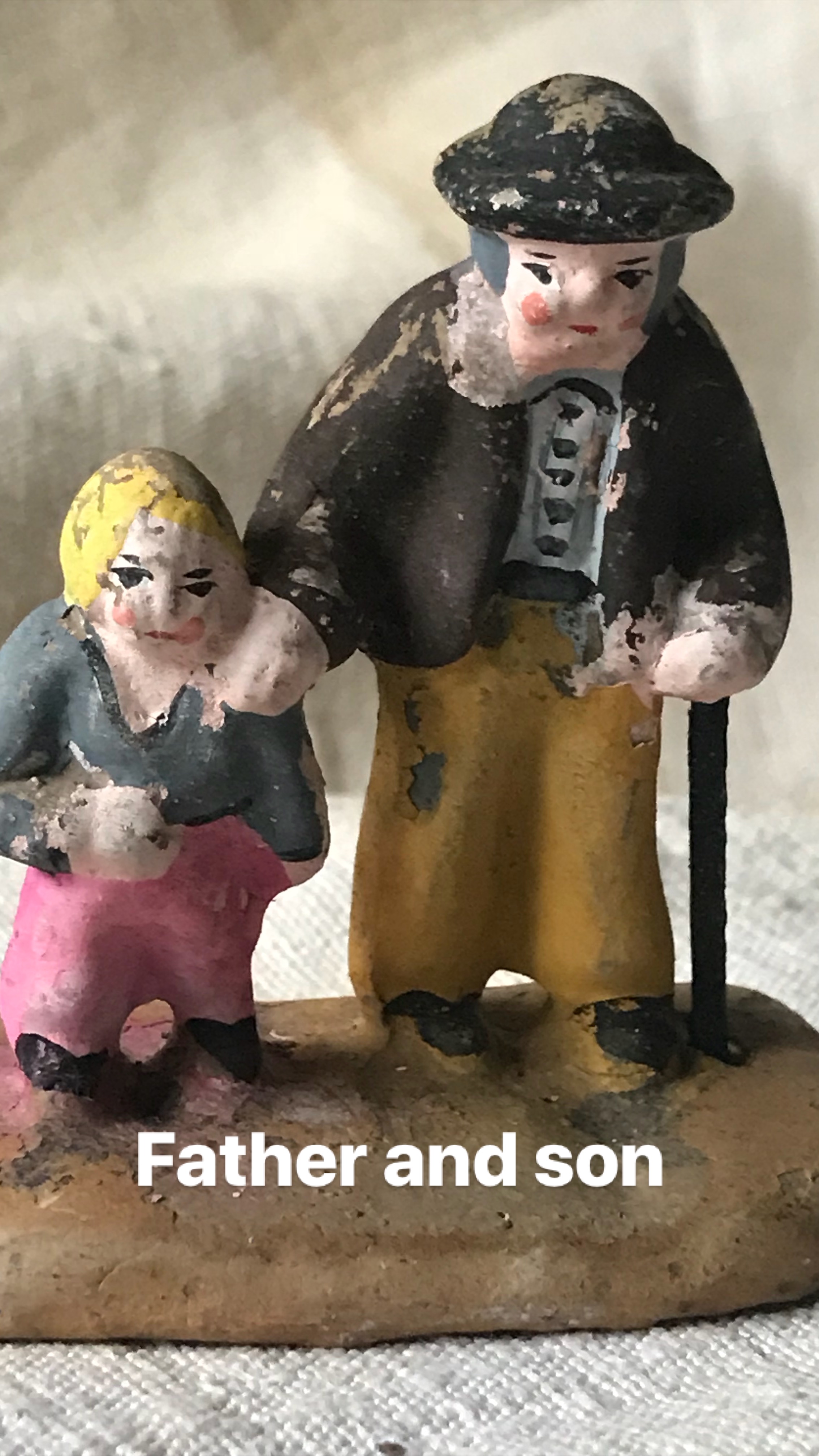 French antique Santons, Little Saints, corey amaro