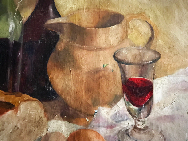 Provence painting, wine, brocante, colors of Provence, Corey Amaro