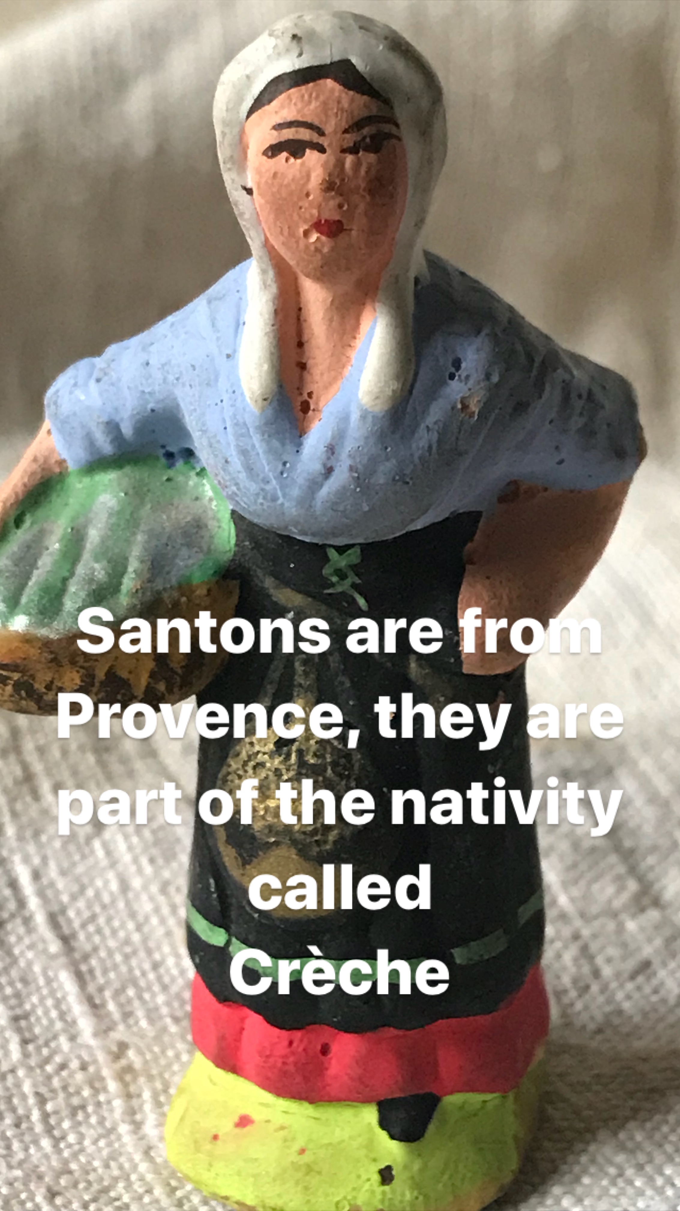 French antique Santons, Little Saints, corey amaro