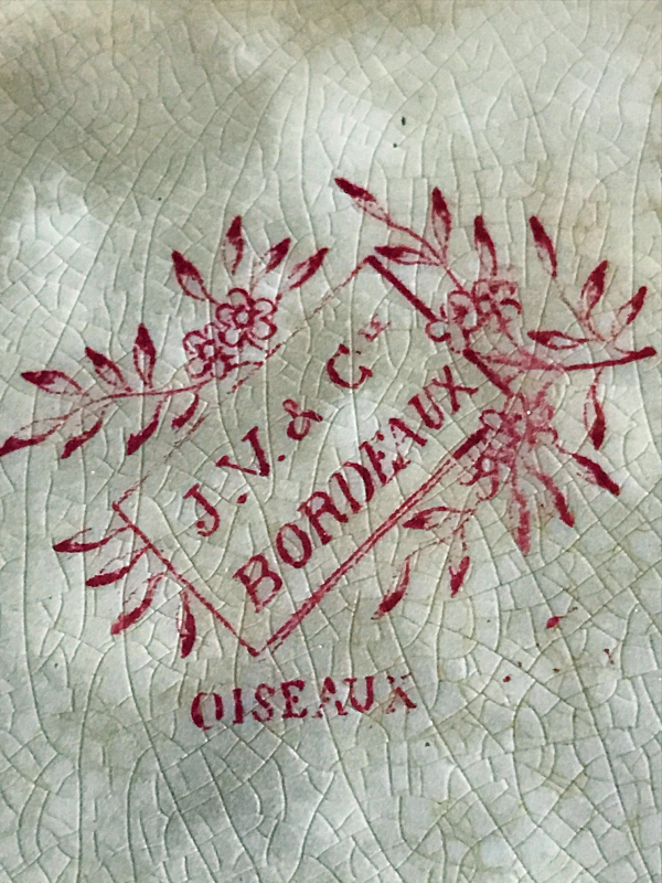 the back side of the dish