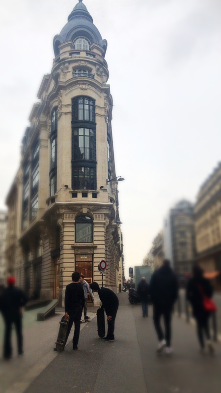 Shopping in Paris for a suit