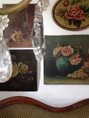 Antiques  france  tiny house  oil paintings  corey amaro