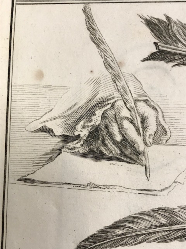 calligraphy louis Rossignol