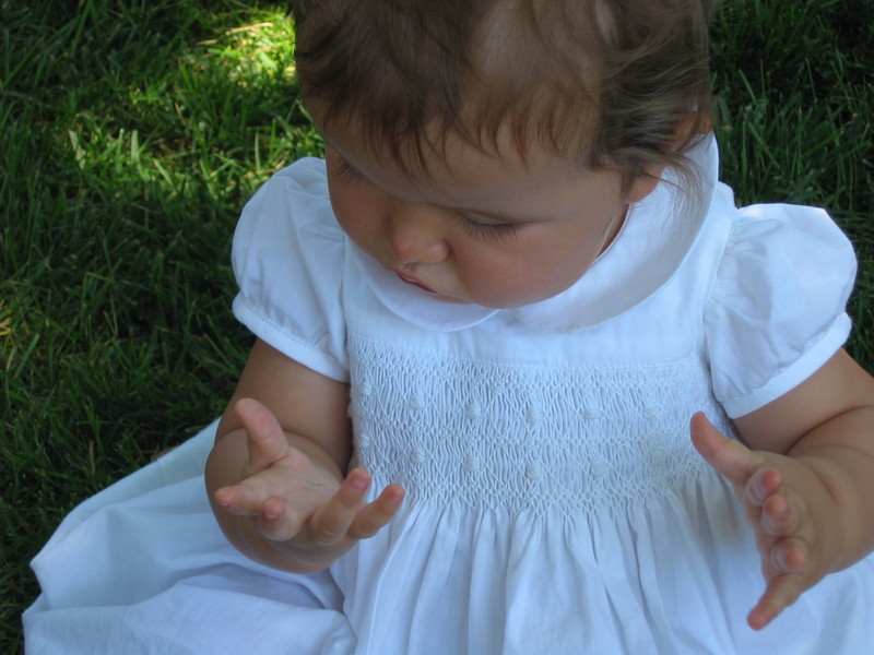 Kate at eight months