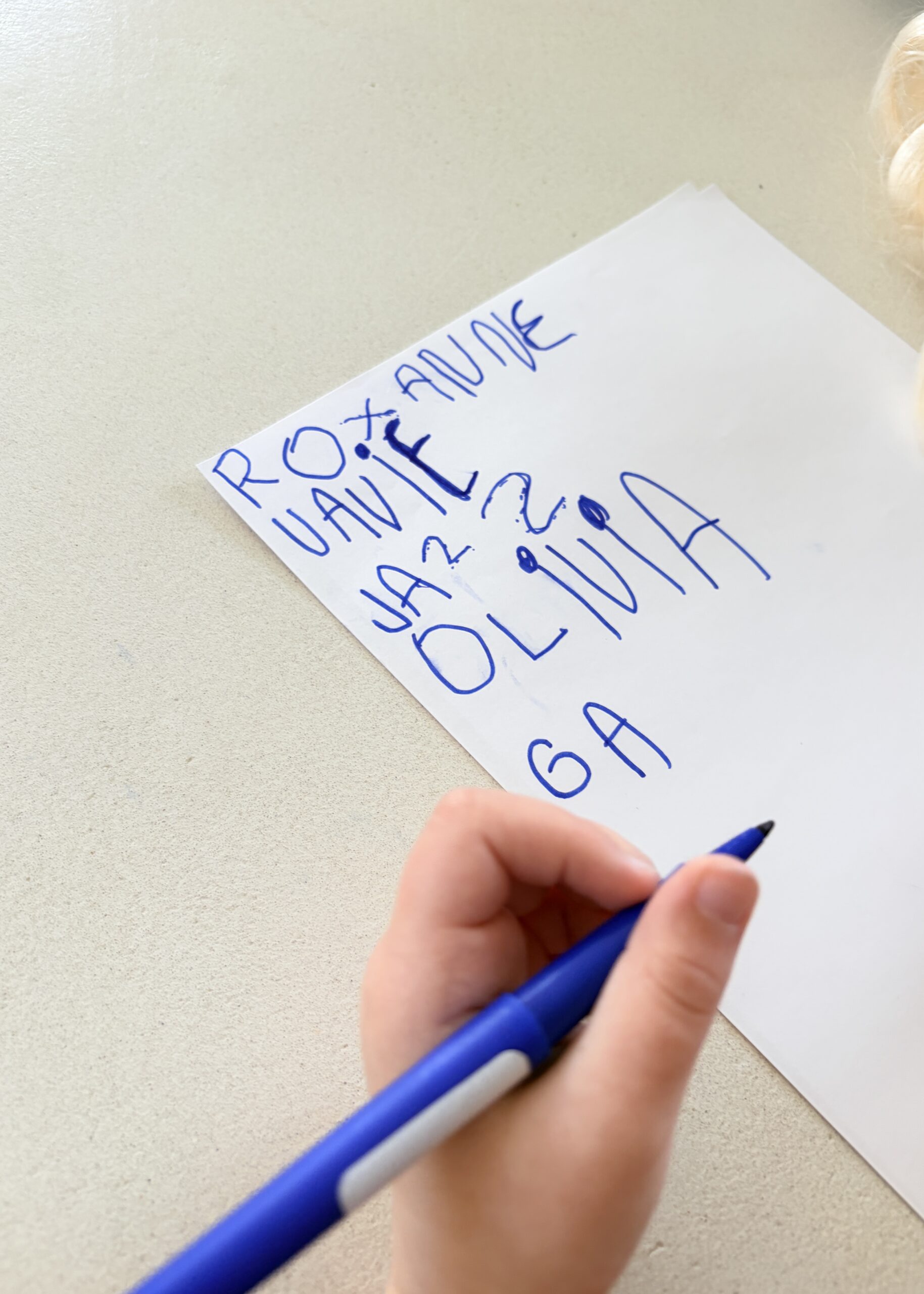 Learning to Write, a Story Begins